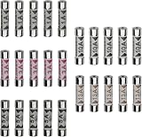 Innfeeltech 25Pcs BS1362 Ceramic Tube Fuse 6.3x25mm 1A 3A 5A 10A 13A 240V