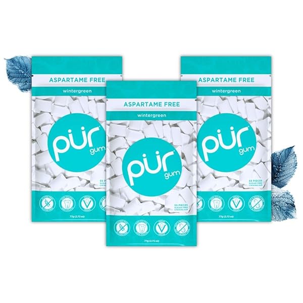 PUR GUM | ASPARTAME FREE CHEWING GUM |...