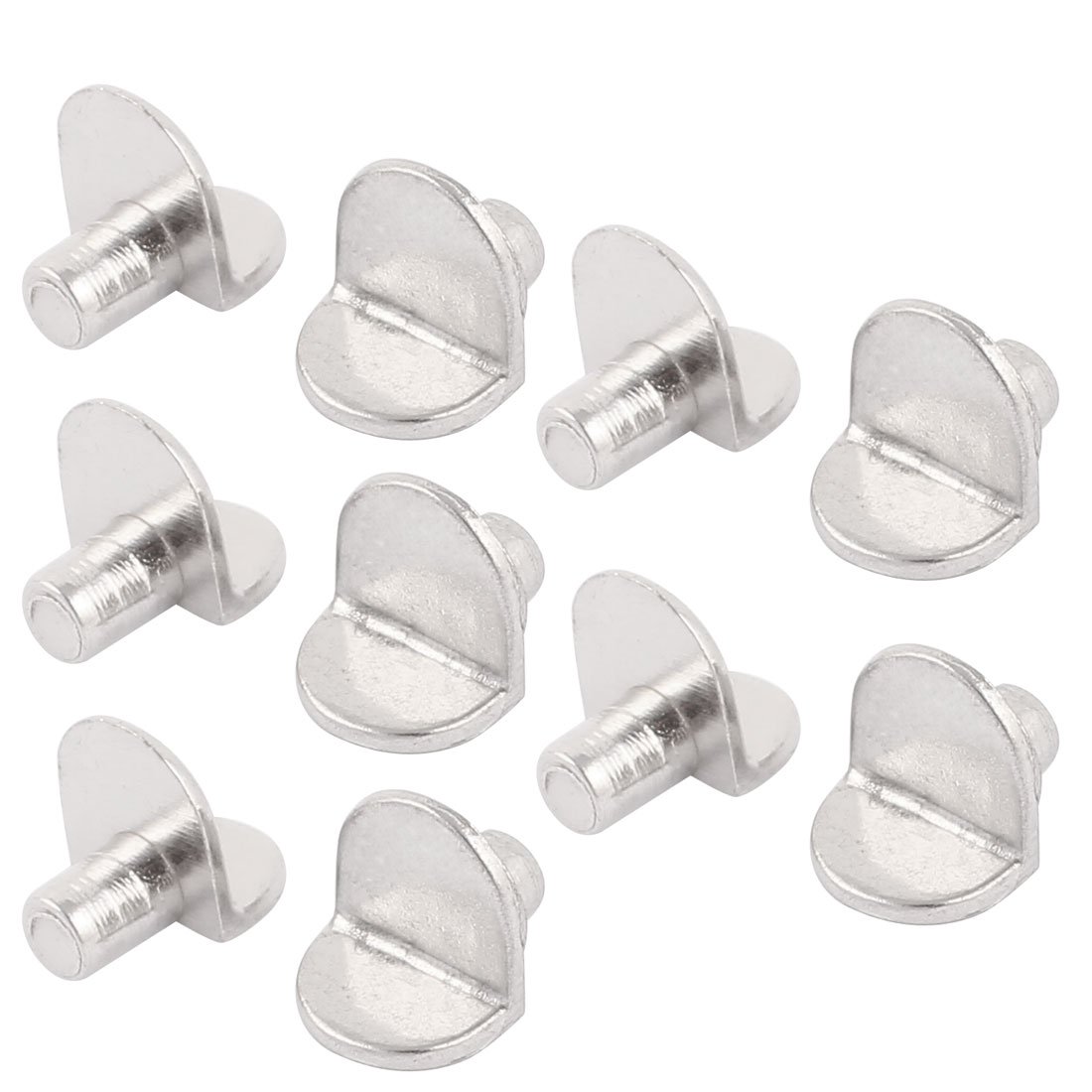 Sourcingmap 15mmx11mmx11mm L Design Shelf Holder Support Peg Pin Silver Tone 10pcs