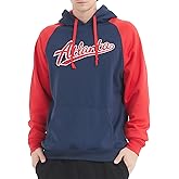 DELUSPTOMAY Mens Baseball Team Embroidery Hooded Sweatshirt Casual Hoodie