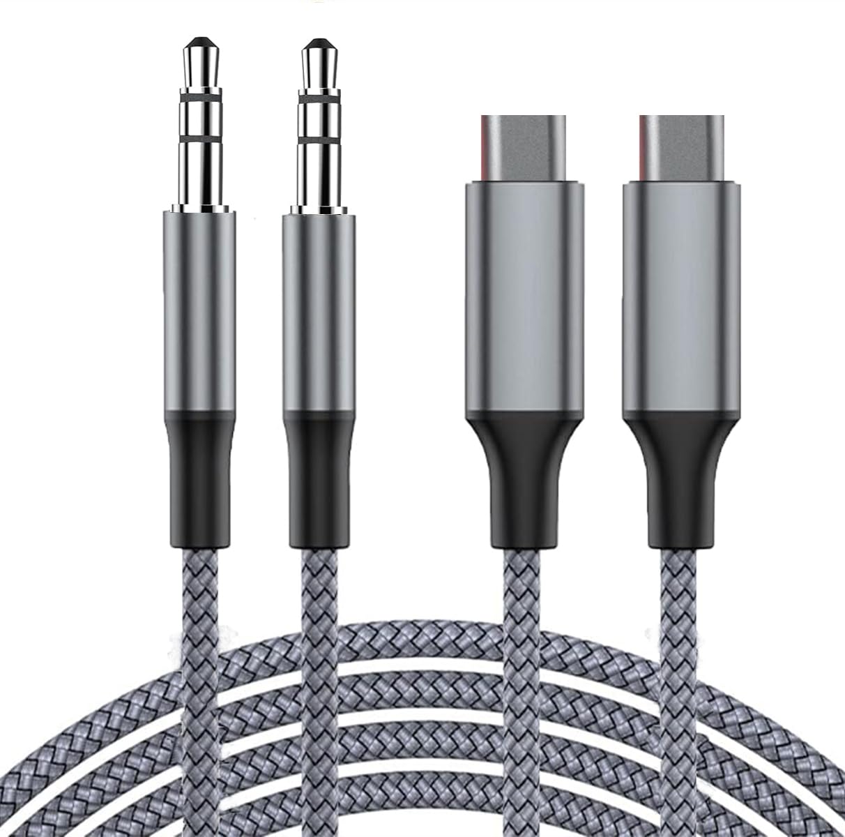 Photo 1 of ***9 PACKS INCLUDED***?Pack of 2? USB C to 3.5mm Audio Aux Jack Cable 3.3FT, USB C to 3.5mm Headphone Car Stereo Cord Nylon Braided Cable for iPhone 15, Samsung Galaxy S23, MacBook Pro and More***9 PACKS INCLUDED***