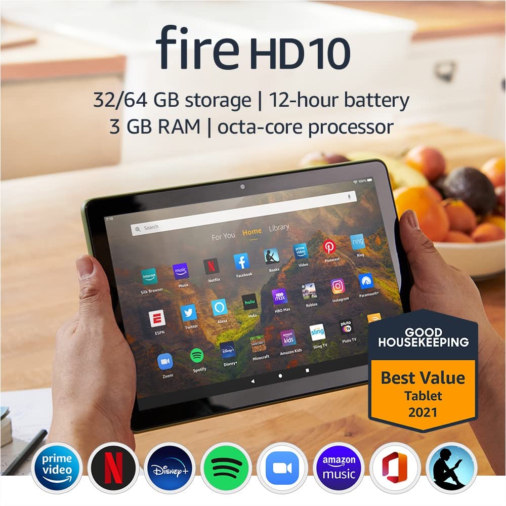 Amazon Fire HD 10 tablet, 10.1