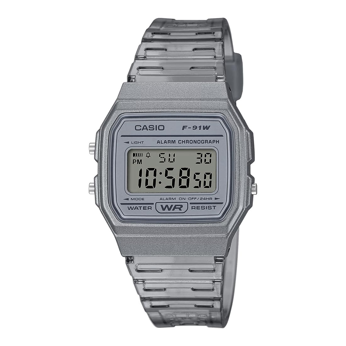 Casio Casual Watch F-91WS-8EF, Silver