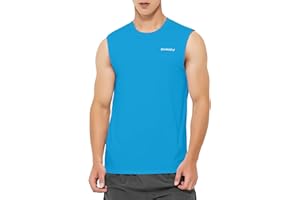 DEMOZU Men's Sleeveless Workout Swim Shirt Beach Muscle Tank Top Big and Tall