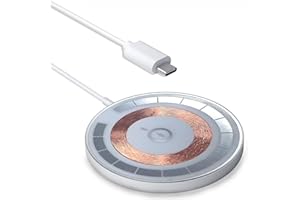 15W Magnetic Wireless Charger Pad for Magsafe iPhone 17 16 15 14 13 12 Pro Max Samsung AiPods Pro 3 USB Type-C Fast Charging 