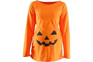 PROMOTED TO BIG SISTER Women's Maternity Funny Xray Halloween Skeleton Costume Pregnancy Cute Long Sleeve Pregnant T Shirts