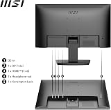MSI PRO MP223 E2 21.45in Full HD Monitor 100Hz HDMI DisplayPort view 7