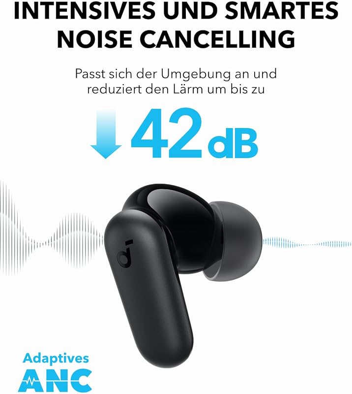 by Anker P30i Kabellose Ohrhörer Smarter Geräuschunterdrückung