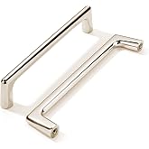 khtumeware 6 Pack Polished Nickel Cabinet Pulls 5 Inch(128mm) Hole Centers Cabinet Pulls Kitchen Cabinet Hardware for Cupboard Drawer Handles Dresser Pulls