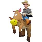 InfleasJoiy Riding horse fun costume for adults, best decoration for parties, gatherings, holiday celebrations and costume parties
