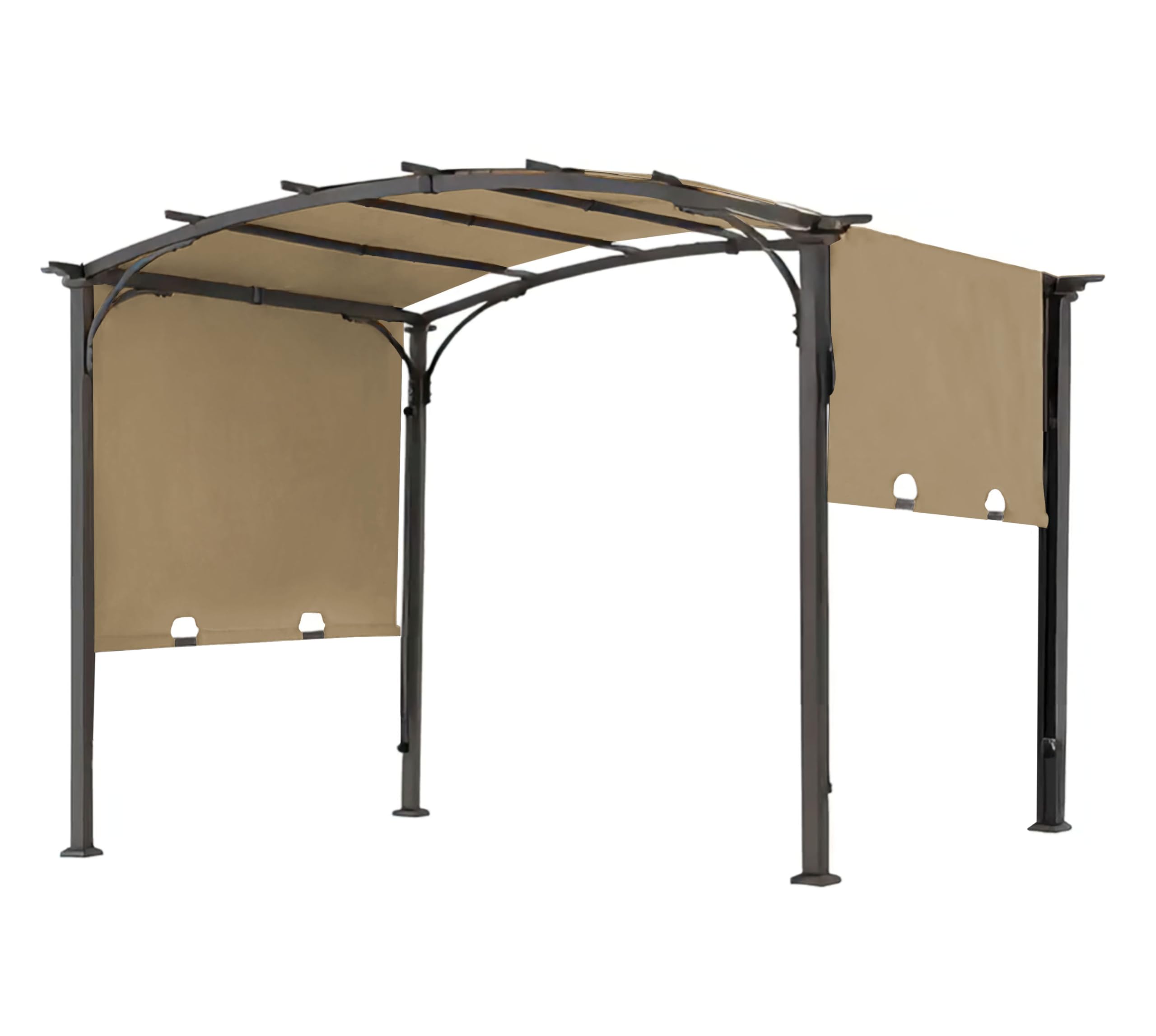 Photo 1 of JANCANOPY 85''x 208'' Universal Doubleton Steel Pergola Replacement Cover for Pergola L-PG080PST, (Khaki)
