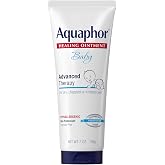 Aquaphor Baby Advanced Therapy Healing Ointment Skin Protectant, 7 OZ | Baby Skin Protectant with Petrolatum for Chapped or Dry Skin, Drool Rash and Diaper Rash, Hypoallergenic, Fragrance Free