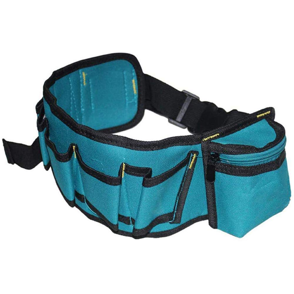 Oxford Repair Multi-Pocket Tools Pouch Waterproof Tool Apron Organizer Waist Belt Bag for Men& Women, Cleaning Tool Bag for Home, Garden, Restaurant