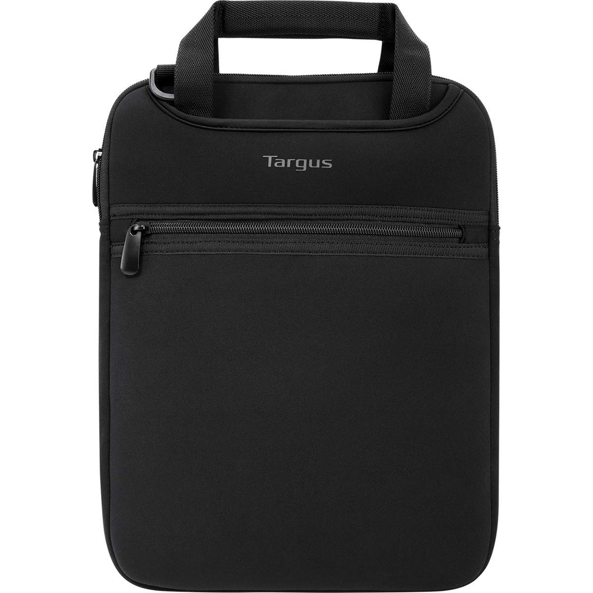 Targus Vertical Slipcase Secure Business Professional Travel Laptop Bag with Hideaway Handles, Cross Shoulder Strap, Protective Padding for 14-Inch Laptop, Black (TSS913)