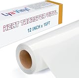 Lya Vinyl 15ft White HTV Vinyl Roll for Cricut Silhouette Cameo 12in x 15ft view 1