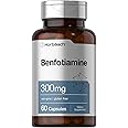Horbäach Benfotiamine 300mg | 60 Capsules | Non-GMO, Gluten Free Supplement