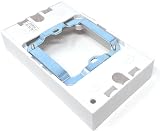 DRUT Single Gang to Double Gang Wall Socket Converter Faceplate - Extra Outlets view 5