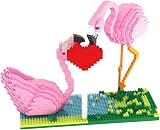 Larcele 1500 Pieces Flamingo Micro Building Blocks KLJM-02 view 3