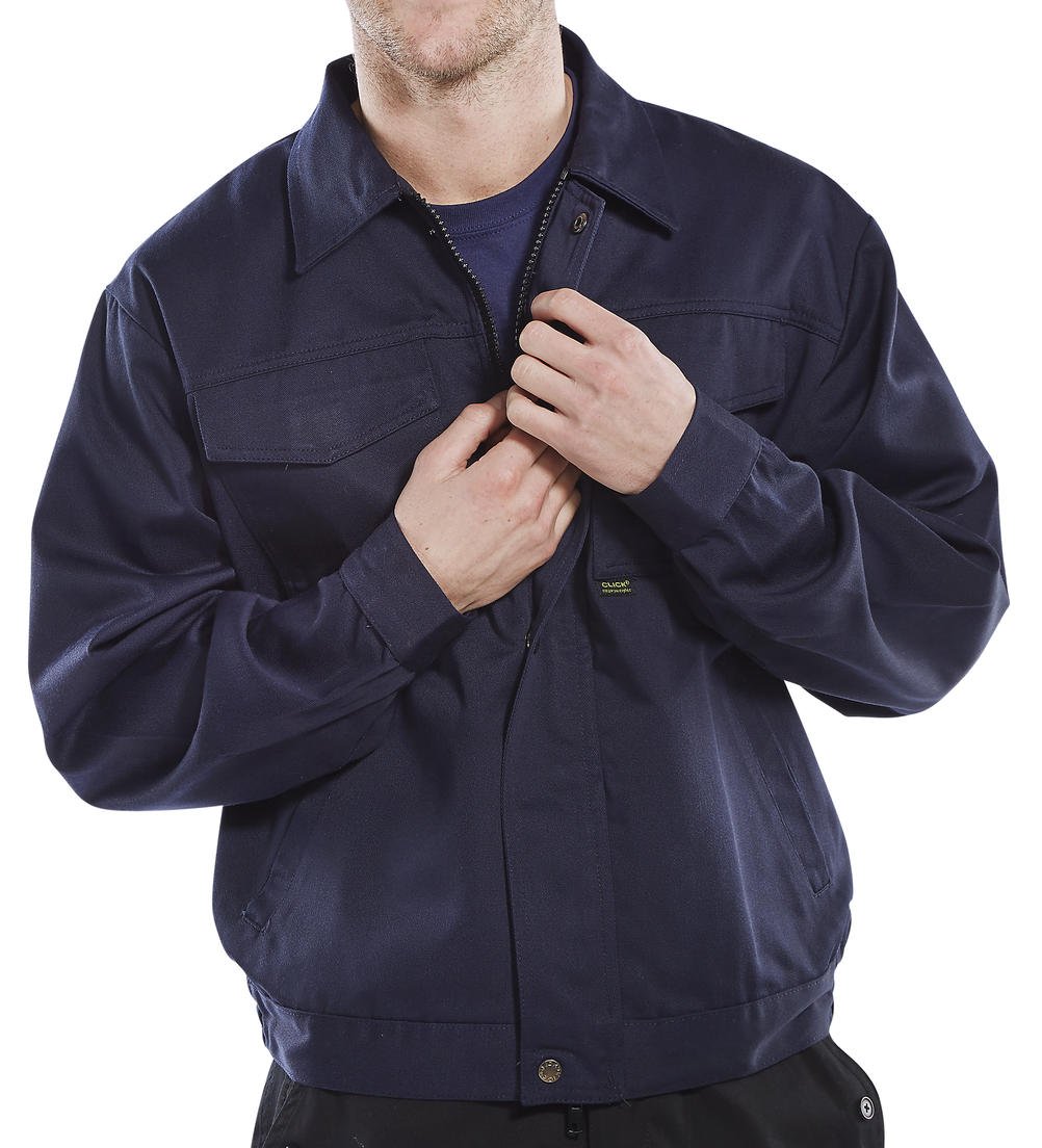 HEAVYWEIGHT DRIVERS JACKET NAVY BLUE 44