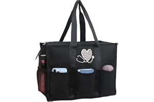 ABAMERICA Nurse Bags for Work Nursing Bag Multiple Pockets Waterproof Organizing Zip Top Clinical Bag for Nursing Students