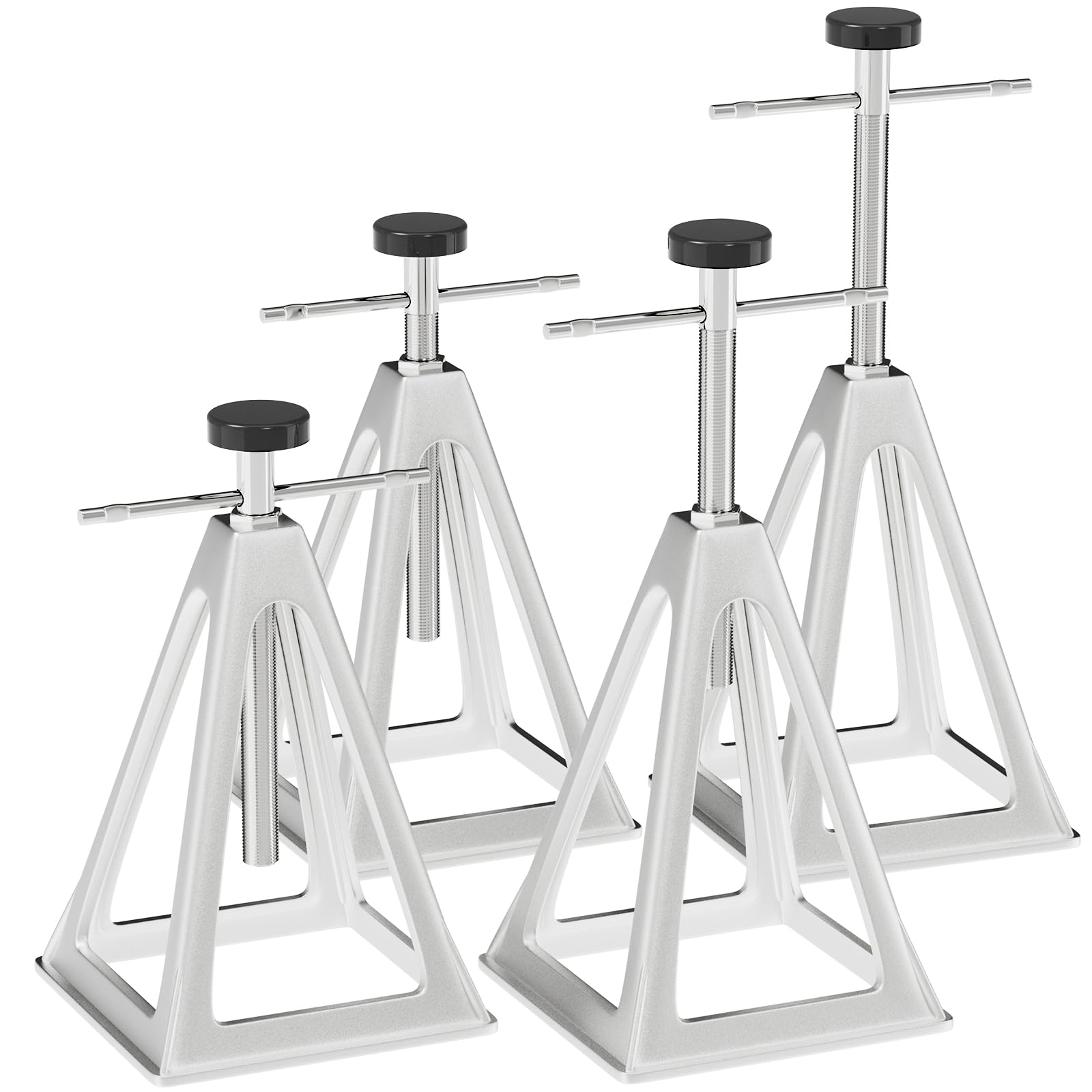 Photo 1 of ***(MISSING PARTS)***RVGUARD RV Stack Jacks 4 Pack with Storage Bag, Aluminum Stabilizer Jacks for RV Trailer Camper, Single Support Up to 6000 Lbs, Adjustable from 11" to 17"