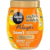 Salon Line, CACHOS DOS SONHOS CREME CONDICIONADOR MARACUJA 3 EM 1 MULTY MILAGRES 1KG