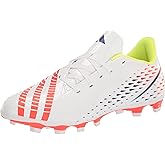adidas Unisex-Adult Edge.4 Predator Flexible Ground White/Solar Yellow/Power Blue 10