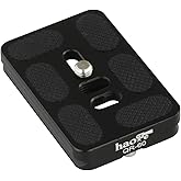 Haoge 60mm QR Quick Release Plate with D-Ring Screw Fits Arca-Swiss Standard for Tripod Ball Head Clamp Camera Lens