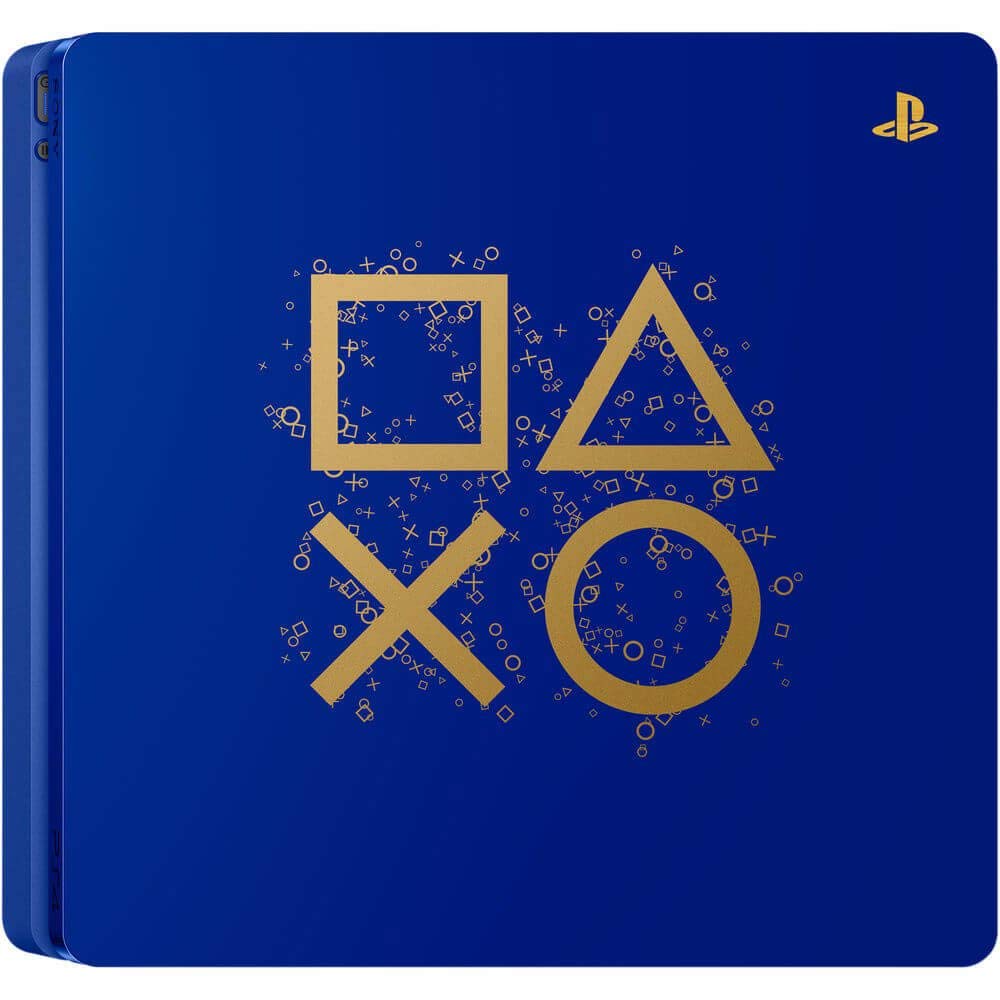 PlayStation 4 Slim 1TB Limited Edition Console - Days of Play Bundle (Renewed)