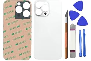 14 Pro Max Rear Back Glass Cover Replacement for iPhone 14 Pro Max 6.7 inches Big Hole Rear Back Cover Glass Replacement All 