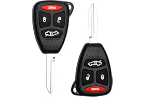 VOFONO Key Fob Keyless Entry Remote Fit for Chrysler 300 2005-2007, Aspen 2007-2009, Dodge Charger 2006-2007, Durango 2007-2009, Jeep Commander 2006-2007, Grand Cherokee 2005-2007 (KOBDT04A, OHT692427AA)