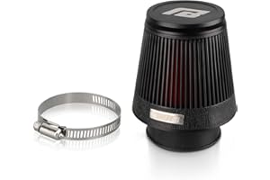 NIBBI Racing CNC 48MM Air Filter Round Tapered,Universal Air Filters for Dirt Bike ATV Quad Go Kart Pit Dirt Bike Parts