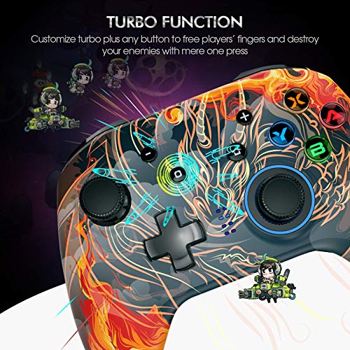 REDSTORM Controller for Nintendo Switch, Wireless Pro Controller for