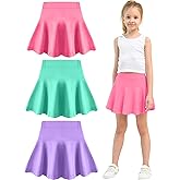 Toddler Skirt Little Girls Athletic Uniform Skorts Golf Outfit Cheer Tennis Skirts with Shorts