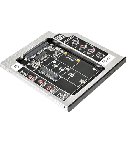 SATA 2nd Hard Drive SSD HDD Module Caddy Adapter For Lenovo Ideapad V510 14IKB E - Foto 4