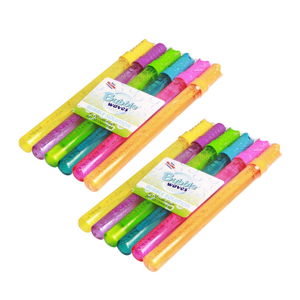 Photo 1 of Novelinks 4oz Big Bubble Wands  14’’ Blow Bubbles Solution Bubble Blowing Summer Toy for Party Favor Outdoor Activity