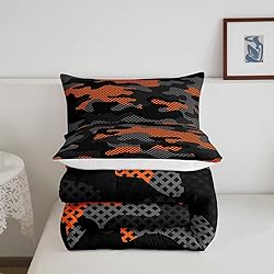 Erosebridal Army Camouflage Comforter Set King Size