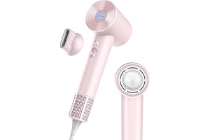 OSOU Hair Dryer, Negative Ionic Hair Dryers, High-Speed Blow Dryer with 110, 000 RPM Brushless Motor, Fast Drying Lightweight Travel Hairdryer, Low Noise Home Hair Dryer with Smooth Nozzle