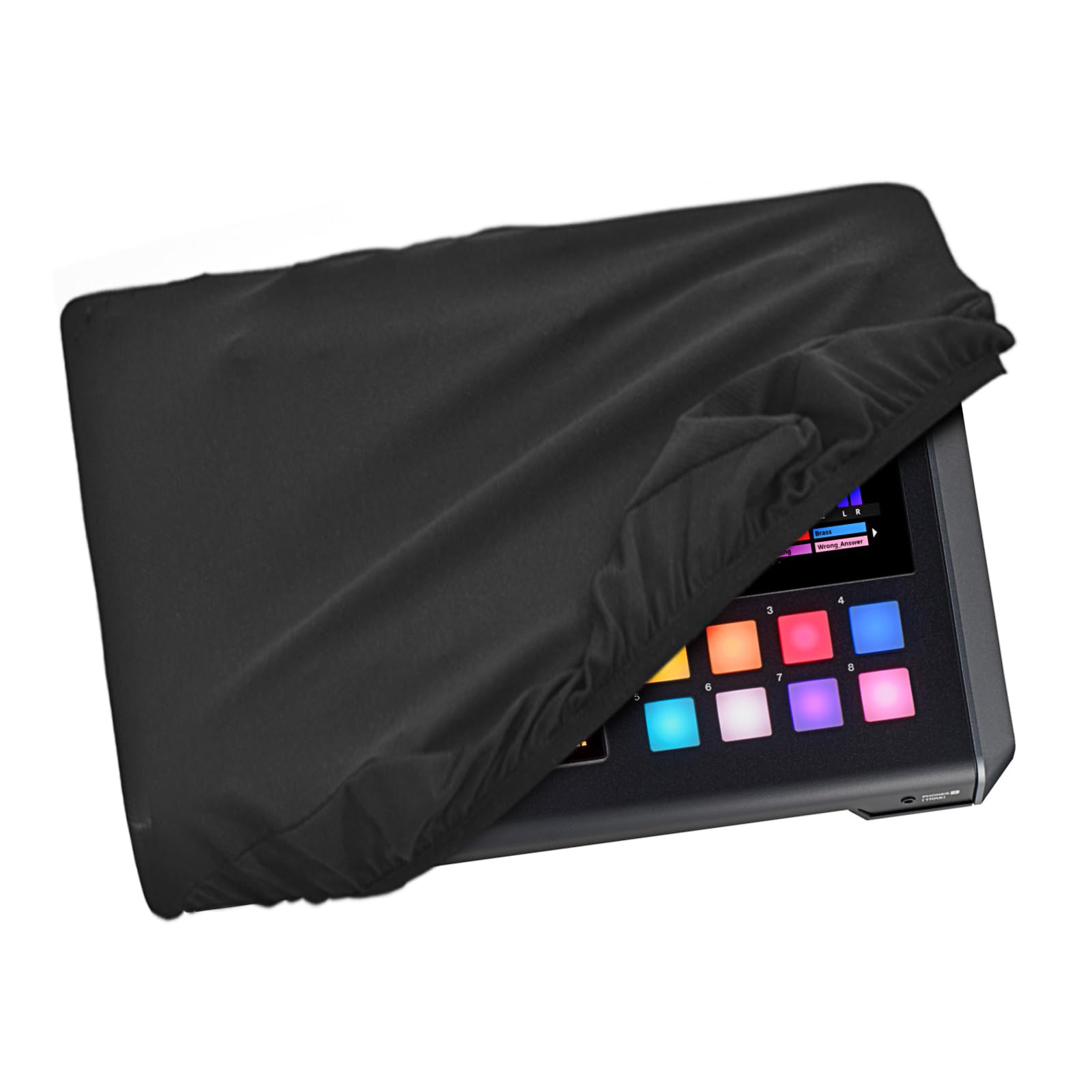 Musiin Ultimate Home Studio Mixer Cover - Stretchable Chinlon, Splashproof, Dust & Pet Hair Protection, Compatible with Tascam Mixer Podcast Station Mixcast 4