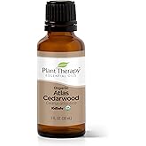 Plant Therapy Organic Atlas Cedarwood Essential Oil 100% Pure, USDA Certified Organic, Undiluted, Natural Aromatherapy, Thera