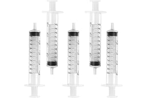10ml Oral Syringes by Terumo - 5 Pack - Luer Slip Tip, No Needle, FDA Approved, Without Needle, Individually Blister Packed -
