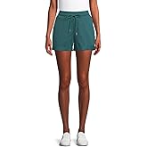 Time and Tru Women's Knit Shorts (Teal, 2XL 20)