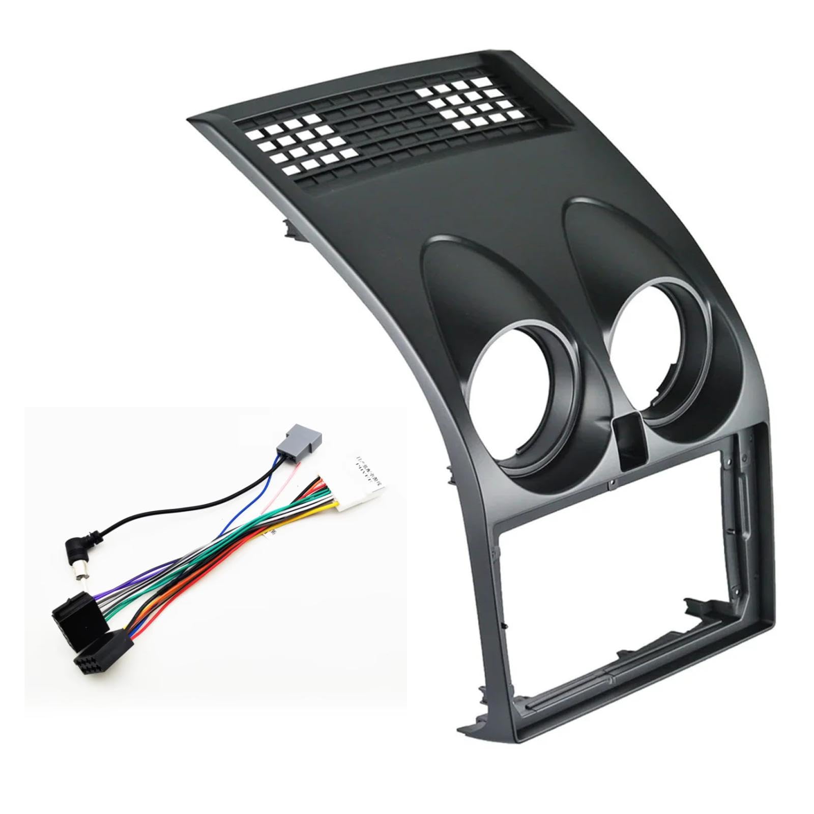 Sound-way Double DIN Car Radio Installation Kit, 2 DIN Front Panel Frame, compatible with NISSAN Qashkai 2007-2014