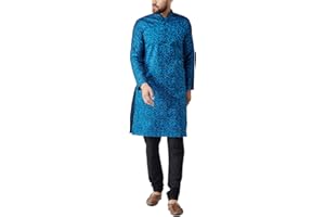 Sojanya (Since 1958 Men'S Jackquard Silk Only Long Kurta