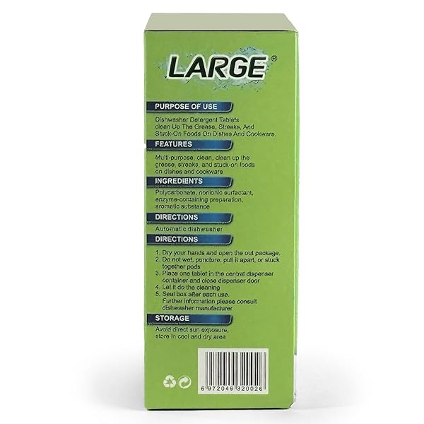 RAXTUP DISHWASHER CLEANER AND DEODORIZER TABLETS -DEEP CLEANING DESCALER PODS FOR DISH WASHER MACHINE (30)