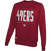 Outerstuff NFL Men's Top Pick Performance Fleece Crew Neck Pullover Sweatshirt