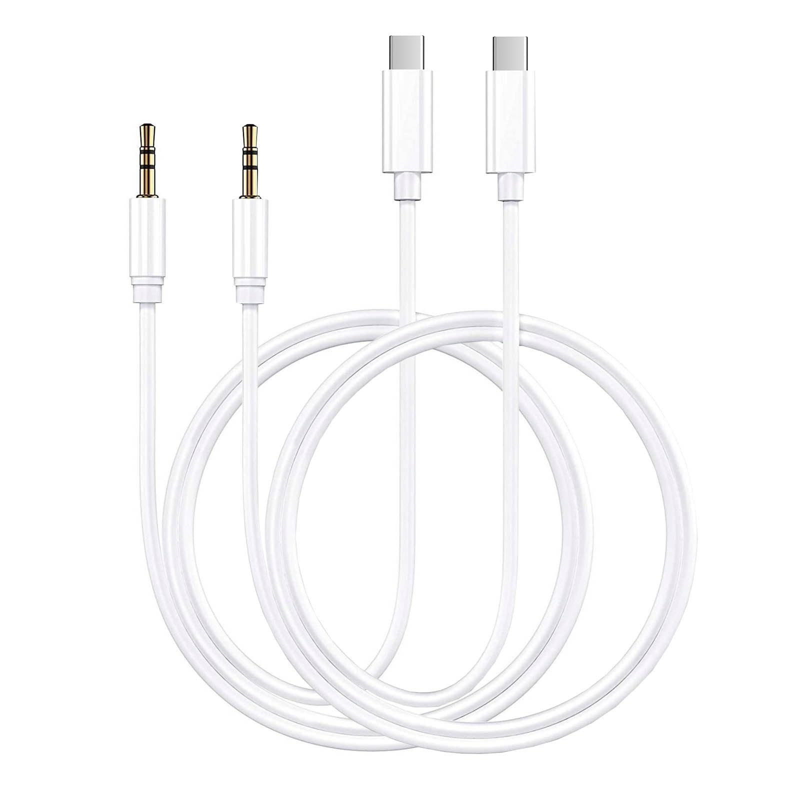 Photo 1 of [MFi Certified] iPhone 16 15 Aux Cord for Car, 2 Pack USB Type C to 3.5 mm Headphone Aux Audio Jack Cable Car Stereo for iPhone 16/16 Plus/16 Pro/16 Pro Max/15/15 Plus/15 Pro/15 Pro Max, iPad Pro