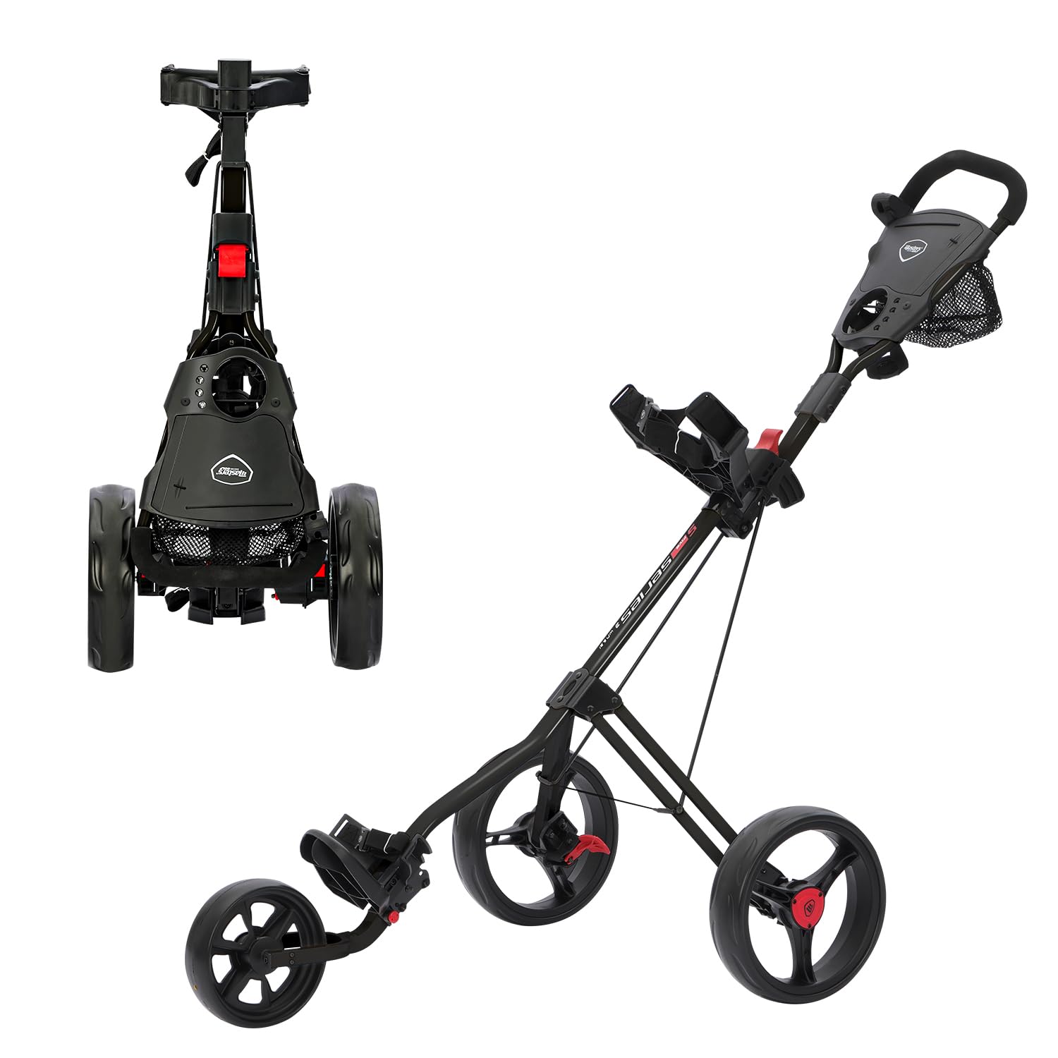 Mua GC27 3 Wheel Golf Push Cart, Golf Trolley Folding Lightweight Golf