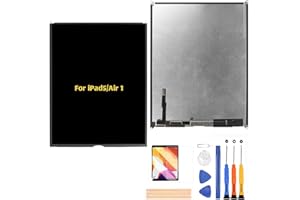 A-MIND LCD Display for iPad 5 9.7" 2017 / iPad Air 1st Screen Replacement,for A1822 A1823 / A1474 A1475 A1476 LCD Panel Repair Parts Kit,with Free Screen Protector+Tools Kit