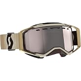 Scott Prospect Snowcross Goggles OSFM Beige/Brown/Silver Chrome Works Lens